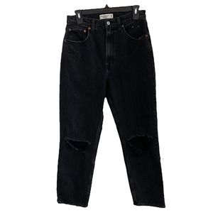 Abercrombie & Fitch Curve Love Jeans Ankle Straight Ultra High Rise